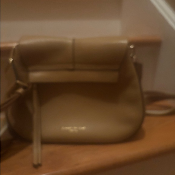 NEW 2-1 GIANNI CHIARINI |Leather Crossbody Bag In Beige - Picture 10 of 12